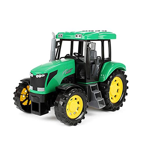 Toi-Toys zabawka dla dzieci, traktor ze światłem i dźwiękiem ok. 27 cm (zielony)