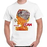 DuPu Can Tago Mago German Krautrock Retro T Shirt White L
