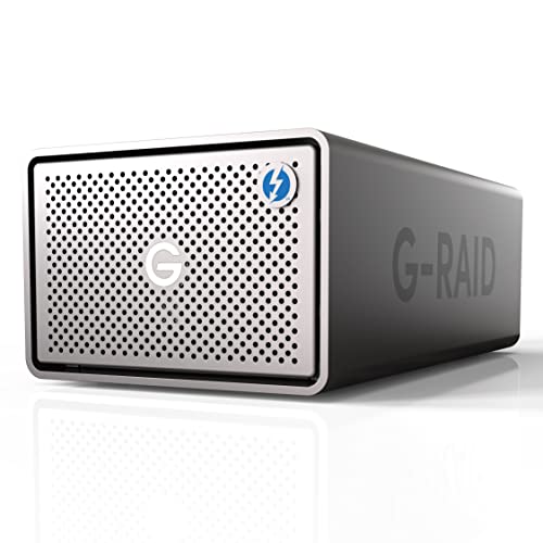 SanDisk Professional 12TB G-RAID 2, Enterprise-Class 2-Bay Desktop Drive, 7200RPM Ultrastar Drive Inside, Thunderbolt 3, USB-C, HDMI Port, Hardware RAID