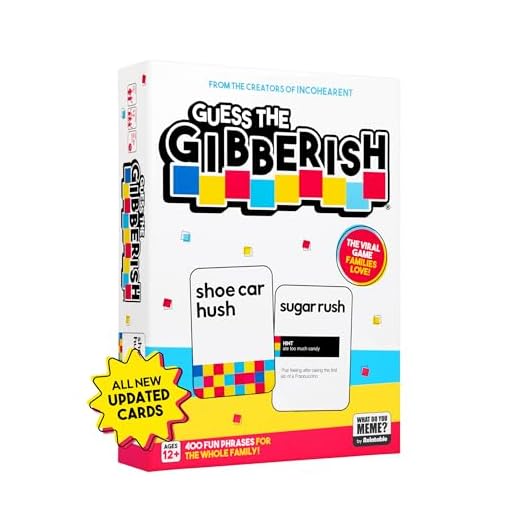 27+ Unique Christmas Gift Ideas for Your Boyfriend 5 Guess The Gibberish Card Game for Families by Relatable, From The Creators of Incohereant, Fun Kids Games for Kids 12+, Game Night With Friends, Includes 400 Cards, Instructions, and 1 Sand Timer