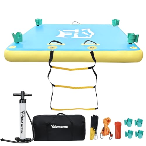 Schwimmplattform mit Getränkehaltern – 1,8 × 1,5 m