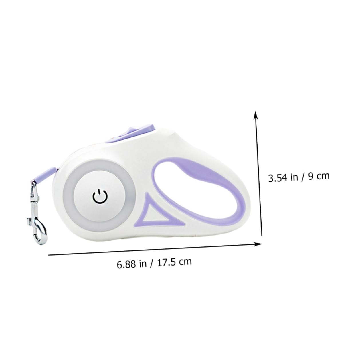 Housoutil Correa Retráctil Automática para Perros De Nailon Led para Medianos y Práctica y Fácil De Usar