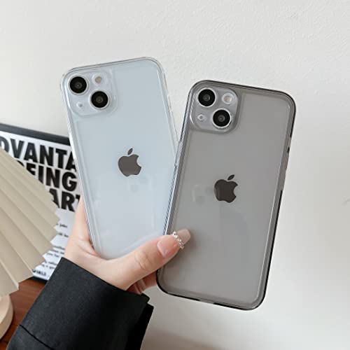 Coque iPhone 15 Plus antichoc protège des chutes silicone gris