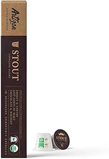 The Strongest Coffee in the World - Stout Espresso Blend - USDA Certified Organic Nespresso Compatible Capsules (10 Pods)