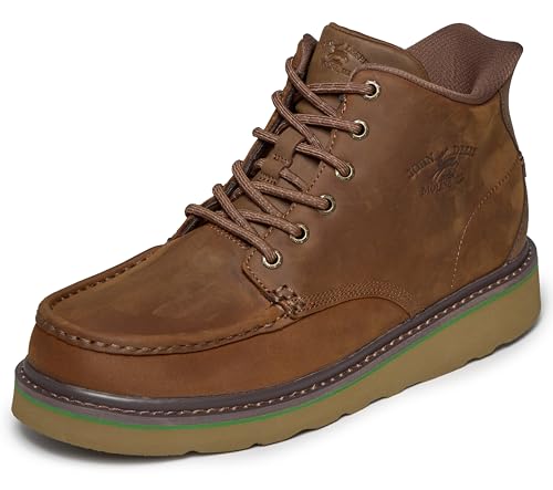 Image of Skechers mens John Deere Brockman 2.0 Moc Toe Lace Up Slip Ins