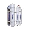 4 Stage Reverse Osmosis and Deionization RO/DI Portable Space Saver Water Purification System | Water Filtration System for Aquarium Filter Processes | 50 GPD