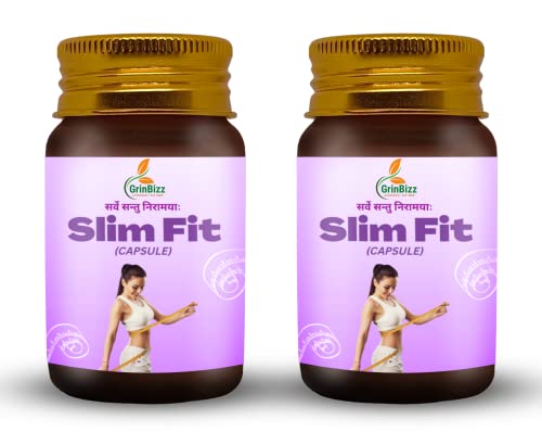 GRINBIZZ Slim Fit Capsules Instant Slimming Medicine | Helps Weight Loss Efficiency | For Men and Women | Fat Burner | Fat Cutter | Firmer Skin, Scars, Stretch Mark | No Side Effects (pack of 2) GRINBIZZ Slim Fit Capsules Instant Slimming Medicine | Helps Weight Loss Efficiency | For Men and Women | Fat Burner | Fat Cutter | Firmer Skin, Scars, Stretch Mark | No Side Effects (pack of 2)
