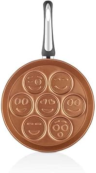 Papilla Redio 28cm Emoji Pankek Tavası Bakır