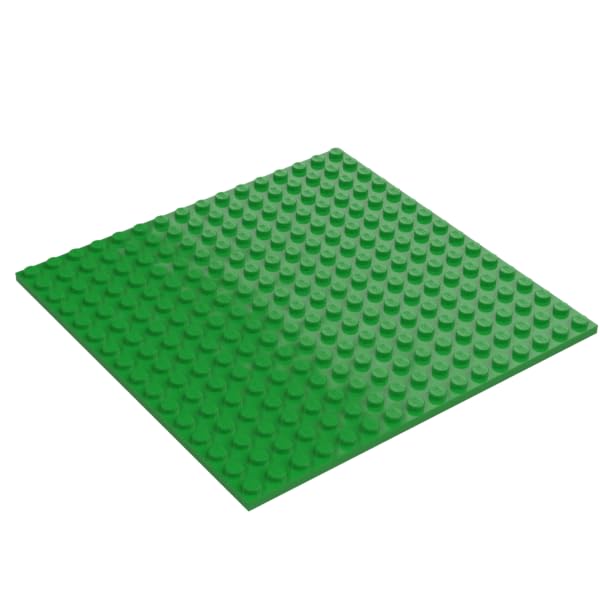 LEGO Classic Building Baseplate, 16 x 16 Studs, Part 91405 (Bright Green, 1, Bricks)