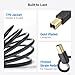 Cable Matters USB B to USB C Cable - 3.3ft, USBC to USBB Cable, MIDI to USBC Cord, Compatible with Printer, Scanner, MIDI Controller/Keyboard/DAC/Yamaha Casio Digital Piano for iPad, Black
