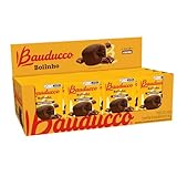 Bolinho Duplo Chocolate Recheado Bauducco Display Com 16 Unidades De 40g