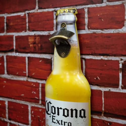 Image of Metal Bottle and Can Opener Cor na Extra Beer Bottle Opener Wall Mount