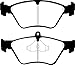 EBC Brakes DP4976R Yellowstuff Street and Track Brake Pad