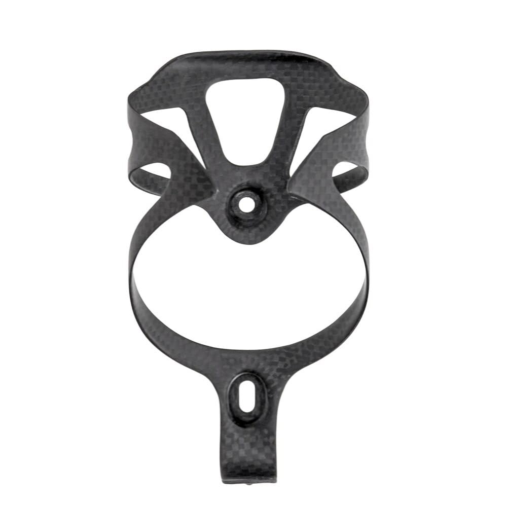 Portabidon Bicicleta Portabotellas de Fibra Carbono 3k for Bicicleta montaña, portabotellas Ligero for Carretera, Accesorio for(with Logo 2 pcs)