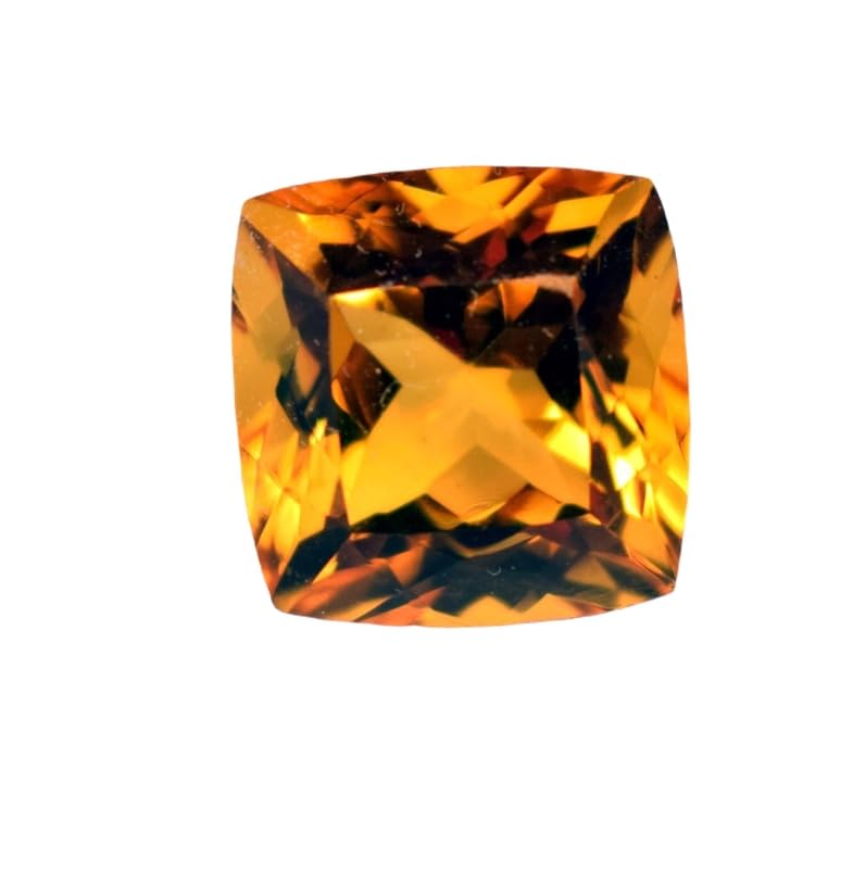Citrine naturelle coussin 13mm pour remplacer une pierre ou réparer un pendentif