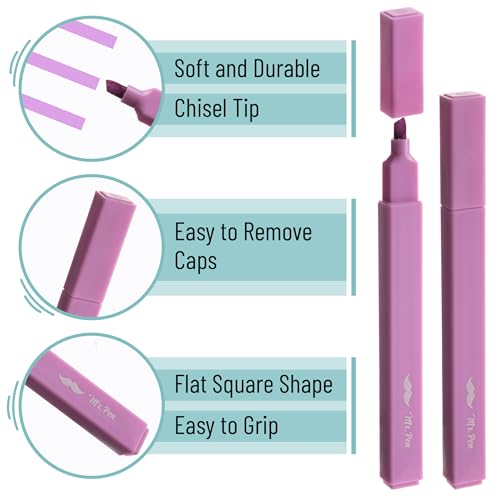 image for Mr. Pen- Aesthetic Highlighters, 10 Pack, Chisel Tip, Candy Colors, Cu