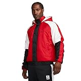 Nike DNA Force Men's Basketball Jacket (US, Alpha, Large, Regular, Regular, University Red/White/Black)