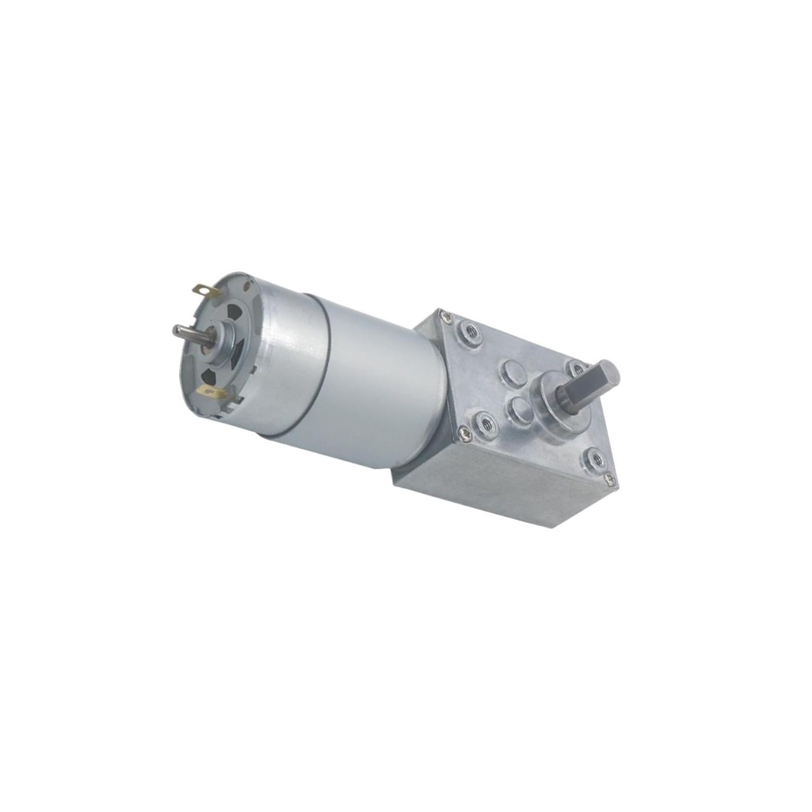 Moteur réducteur à vis sans fin A58-555 DC 12V 12RPM avec support