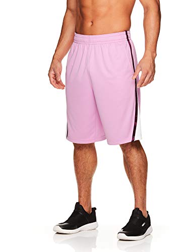 mens purple running shorts