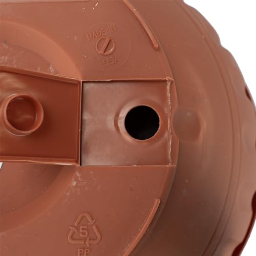 The HC Companies Plantador de pendurar Terra Roma de 30,5 cm para plantas de interior – Cesta redond