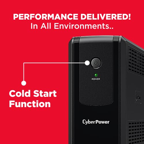 Image of CyberPower Line Interactive /Offline UPS UT650EG - 600VA / 360W, 230V, UPS System, an Ideal Power Backup & Protection for Home Office, Desktop PC & Your WiFi Router