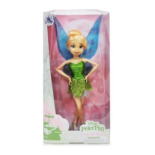 STELIP Muñeca de Campanilla Disney, Peter Pan, hada Fairytale, Tinker, muñeca de juguete