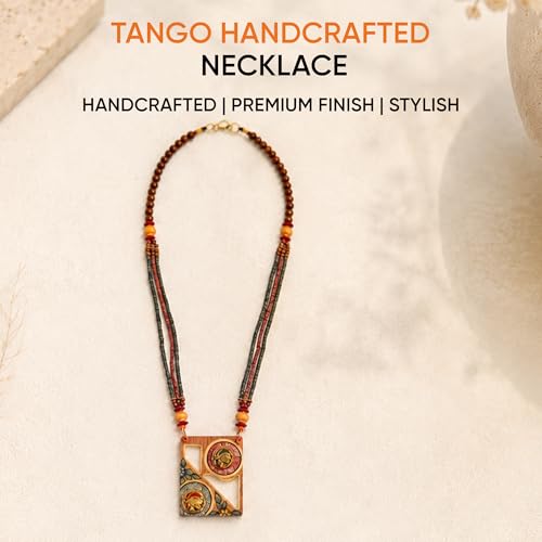 Image of AAKRITI ART CREATIONS Handcrafted Tribal Dhokra Necklace Collection | Royal, Pharaoh & Butterfly-Inspired Artisan Brass Statement Jewelry | Ethnic, Elegant & Artistic Necklaces for Women