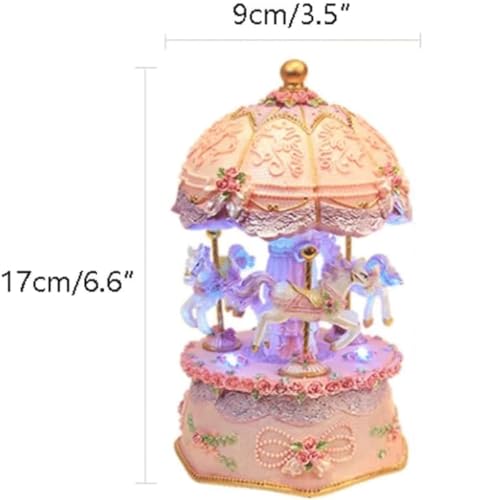 Caja de música con luces para decorar dormitorios infantiles 3