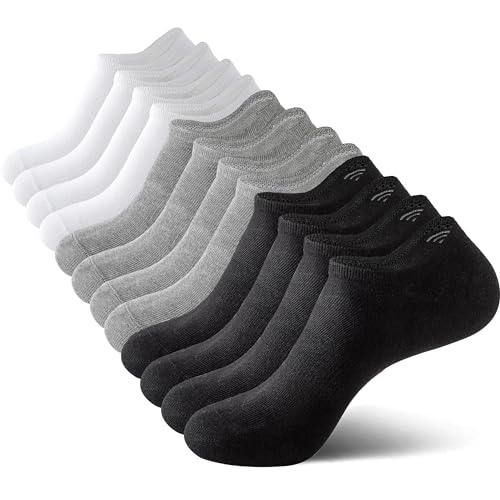 No Show Men Socks Low Cut Non Slip Cotton Invisible Sock 6 Pairs