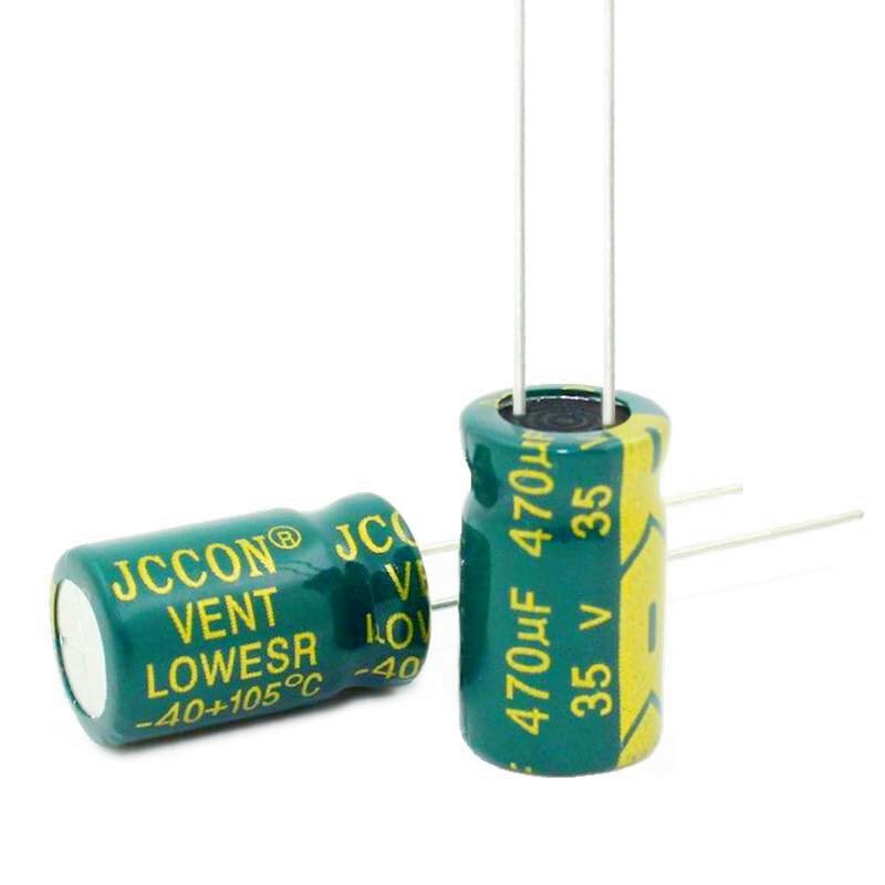 Condensateur électrolytique 35V 470uF pour supprimer le bruit de vos montages audio miniatures
