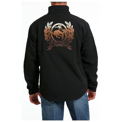 Cinch Men's Logo Bonded Jacket - Black with Back Embroidery