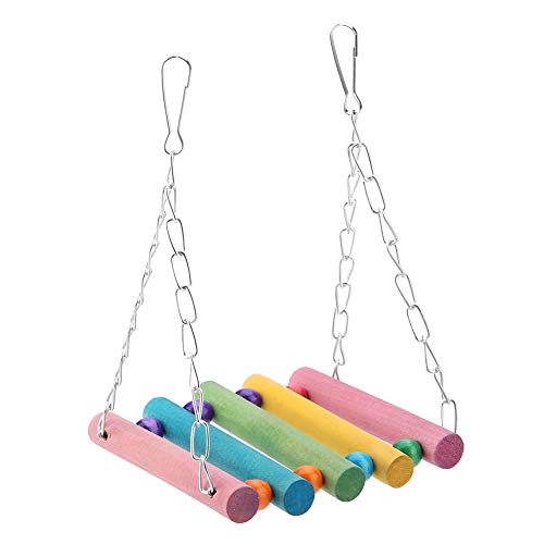 Brinquedos do balanço do papagaio, brinquedos de suspensão do papagaio de madeira, fontes do pássaro