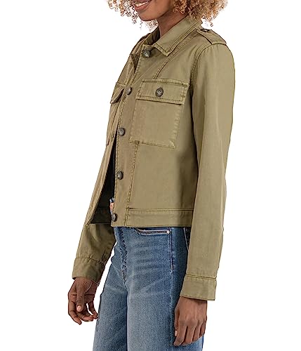 KUT from the Kloth Rosalyn Flap Pockets Trucker Jacket2