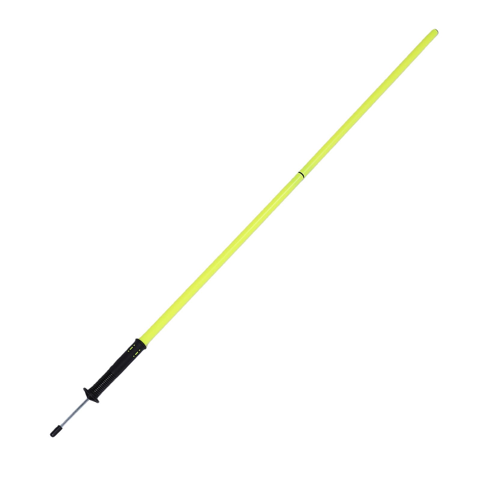 Dilwe Kijki do Zwinności, 4 szt. Narożne Maszty do Flagi Piłkarskiej ze Sprężynowymi Palikami, Odporna na Wiatr, Wysoka widoczność Podczas Meczu Treningowego (Fluorescencyjny zielony)