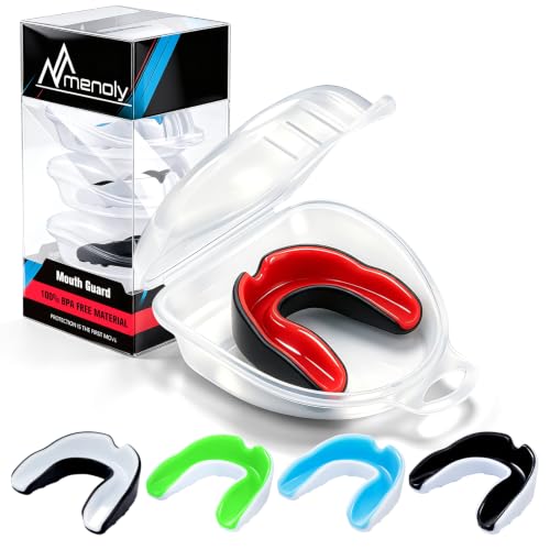 MENOLY Youth Mouth Guard 5-Pack, BPA-Free, Sports & Boxing