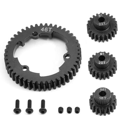 Pignon M1 Traxxas X-Maxx acier 46T contre la casse de transmission de voiture RC