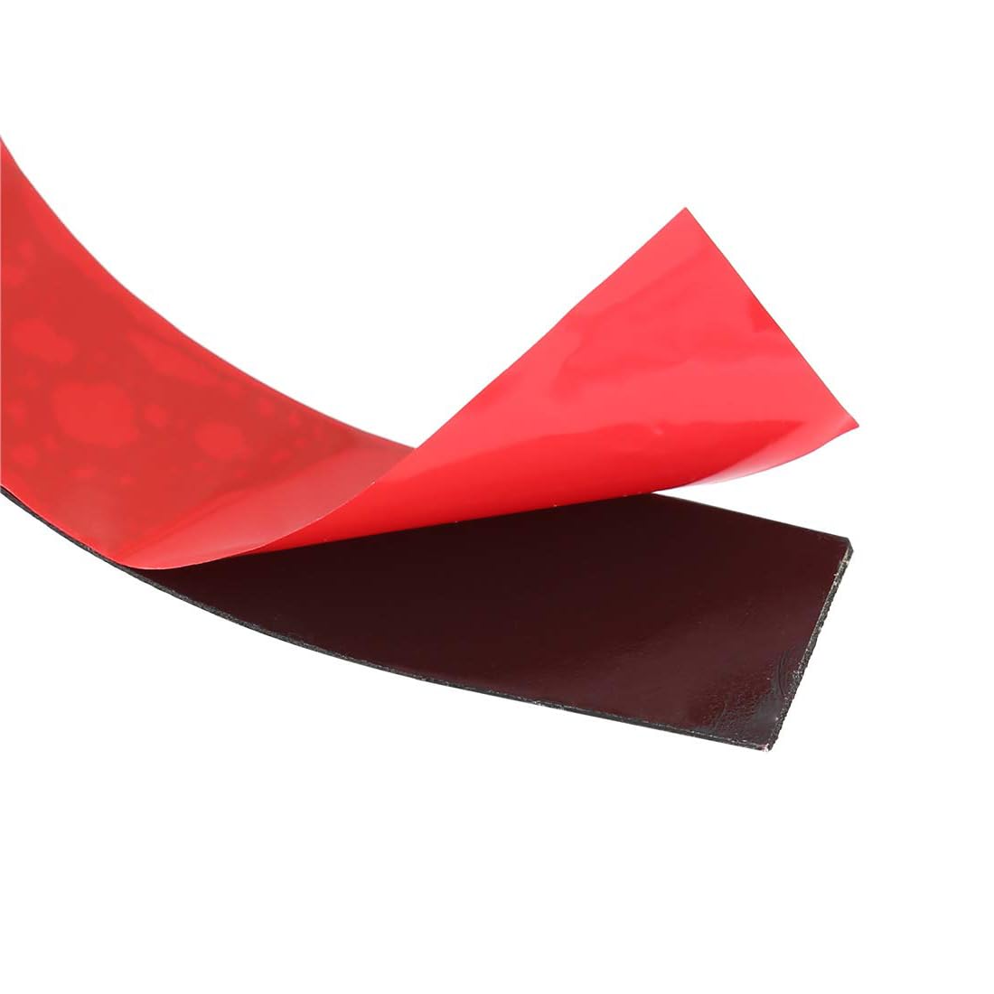Unifizz Ruban adhésif double face en mousse rouge 10 m x 25 mm x 0,5 mm