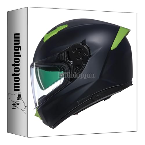 Casque Nolan N60-6 Speeding Nobile avec écran solaire interne et design vert