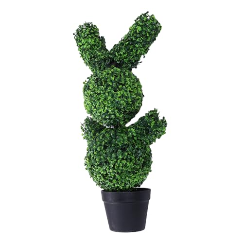 Árbol artificial de conejo de 90cm con luces para solucionar la decoración rápida de terrazas 6
