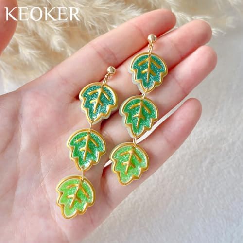 Keoker Fall Polymer Clay Cutters, 5 Shapes Enamel Style Fall Clay Earring Cutters, Pumpkin Polymer Clay Cutter Fall — view 7