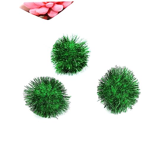 FUTUREORYY 30 Stück Bunte Lamettakugeln Aus Glitzer Pompons...