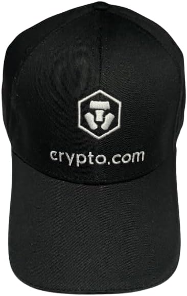 Crypto.com Unisex-adult Cap 100% cotton with adjustable strap and antique buckle