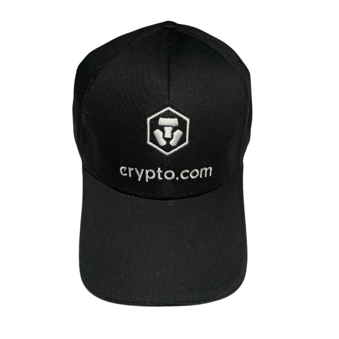 Crypto.com Unisex-adult Cap 100% cotton with adjustable strap and antique buckle