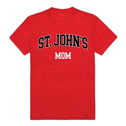 SJU St. Johns Red Storm NCAA College Mom T Shirt - Large, Red