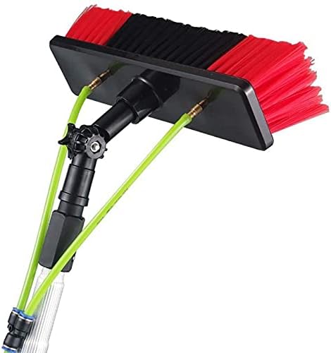 Telescopic Glass Cleaning Brush,Window Cleaning Brush, Cleaning Pole, Window Cleaner Kit, Water Fed Pole/Hose, Photovoltaic and Solar Panels/30Cm Water Brush, Water Brush
