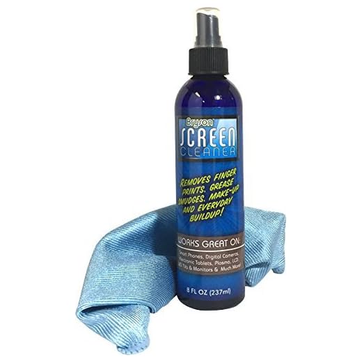 Screen Cleaner Kit - Laptop, LCD, LED Spray - 8 Oz Travel Bottle with Microfiber Cloth