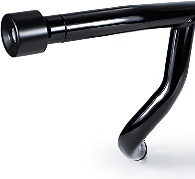 Motorcycle Decorative Wheel M12 Screw Install on Engine Guard Saddlebag Guard for Harley-Davidson Touring Street Glide Road Glide Road King Electra/Ultra Models (Black Decorative Wheel)