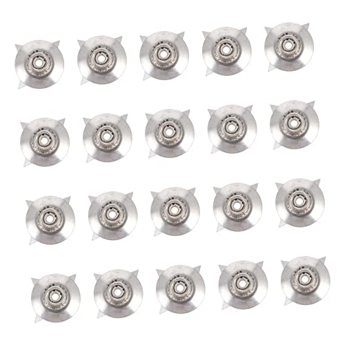 CIYODO 20pcs Stainless Steel Grounding Cable Buckle Static Buckle Practical for Electronic Maintenance