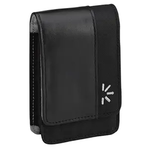 Case Logic EDC-1 Compact Executive Leather Vertical Camera Case (Black)