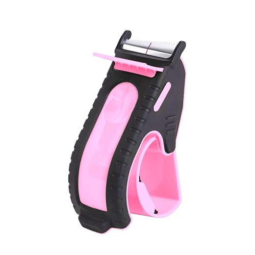Heavy Duty Shipping Tape Dispenser: TENDO Premium Line Reusable, Replaceable, Eco-Friendly 2 Master Piece Dispenser for Pros with Patented 10 Sloped Chromium Blades - P-2200 (4th Gen.)_Pink